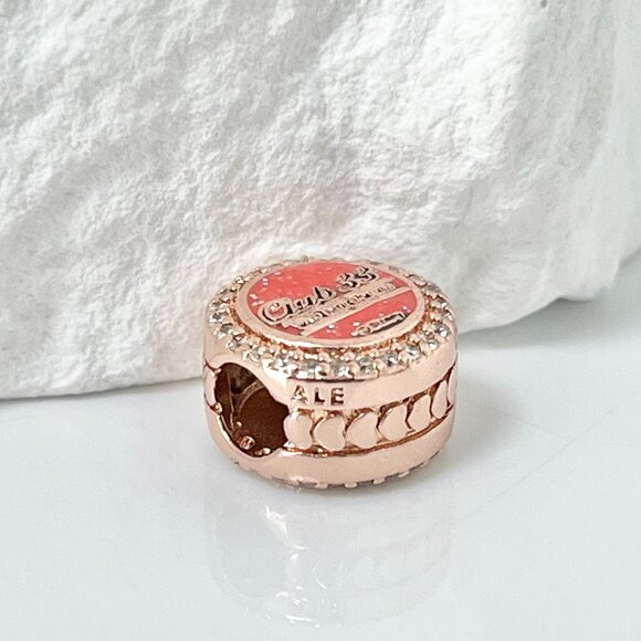 Pandora Club 33 Rose Gold Plating Charm - Picture 2 of 4